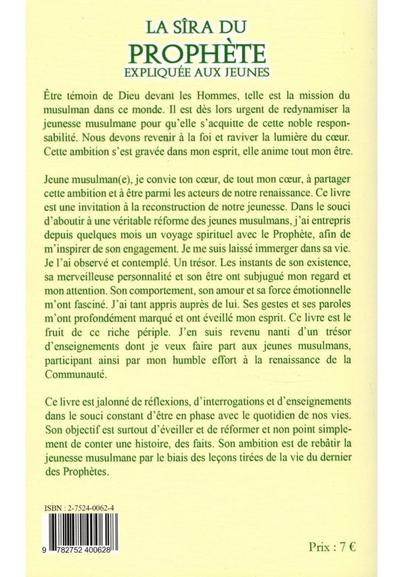 La Sira (Biographie) Du Prophète Expliquée Aux Jeunes D'après Sofiane Meziani – Image 2
